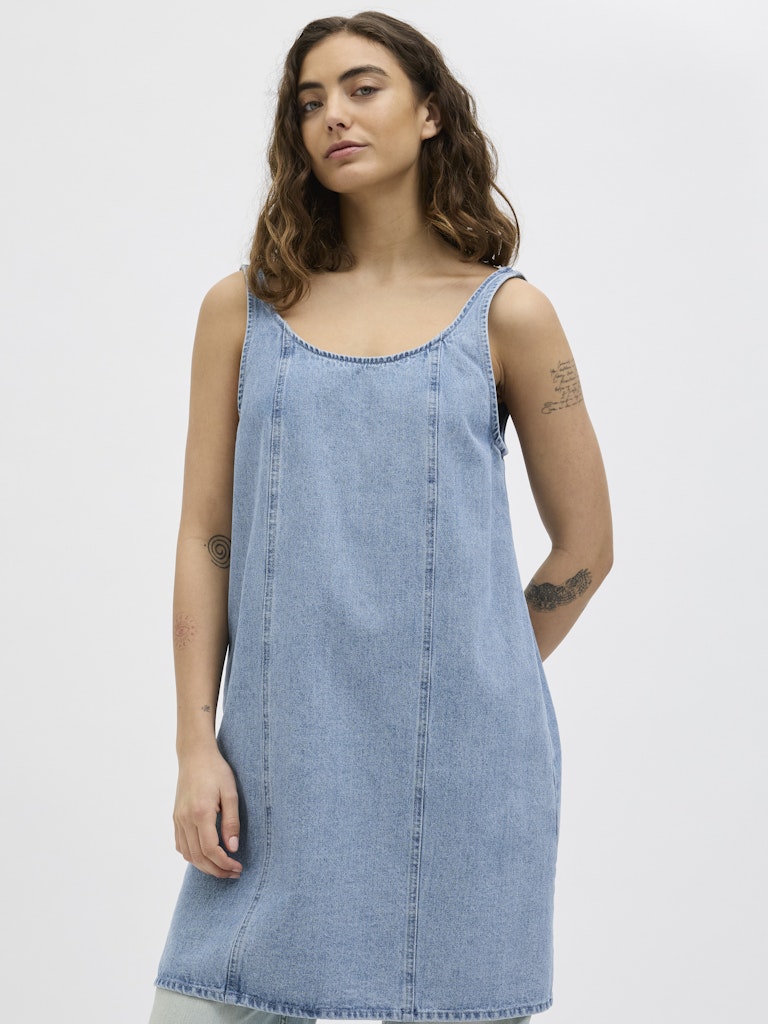 Jurken - Jxstella Sl Short Denim Dress van JJXX