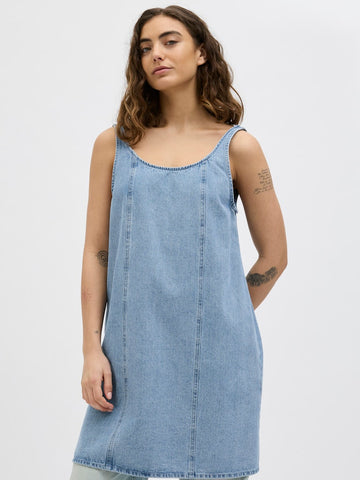 Jurken - Jxstella Sl Short Denim Dress van JJXX