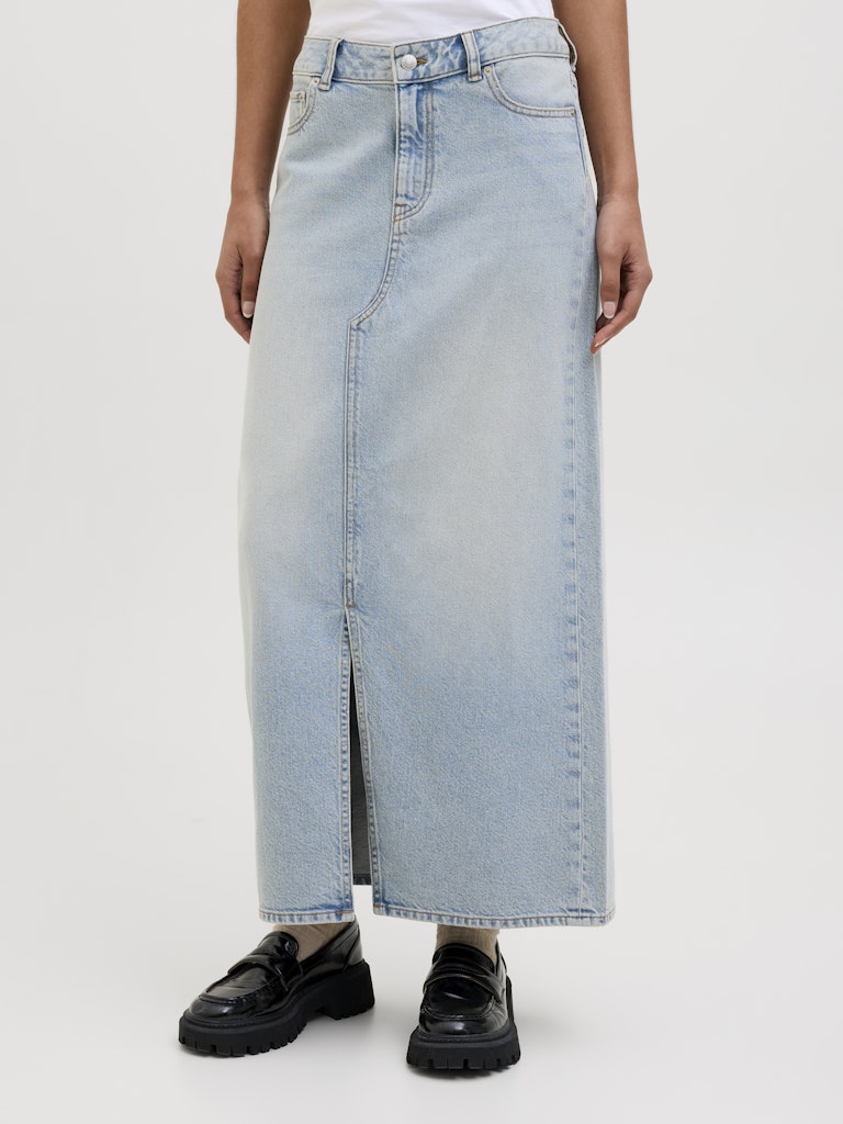 Rokken - Jxlaura Hw Long Denim Skirt van JJXX