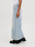 Rokken - Jxlaura Hw Long Denim Skirt van JJXX