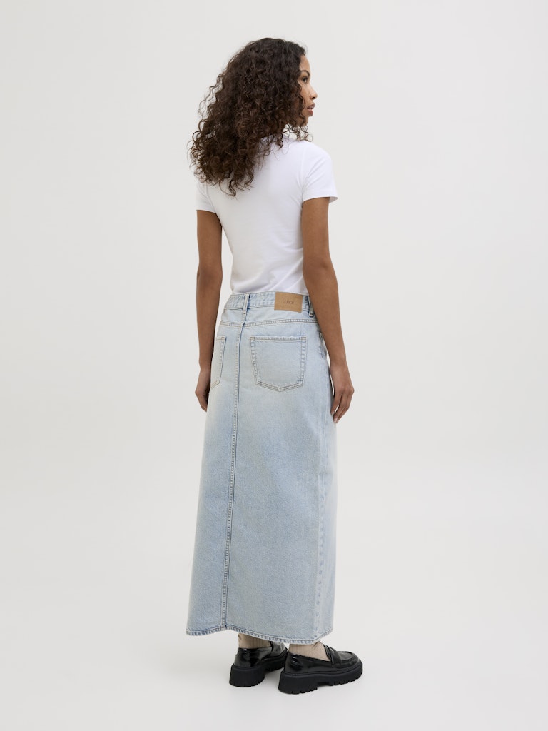 Rokken - Jxlaura Hw Long Denim Skirt van JJXX