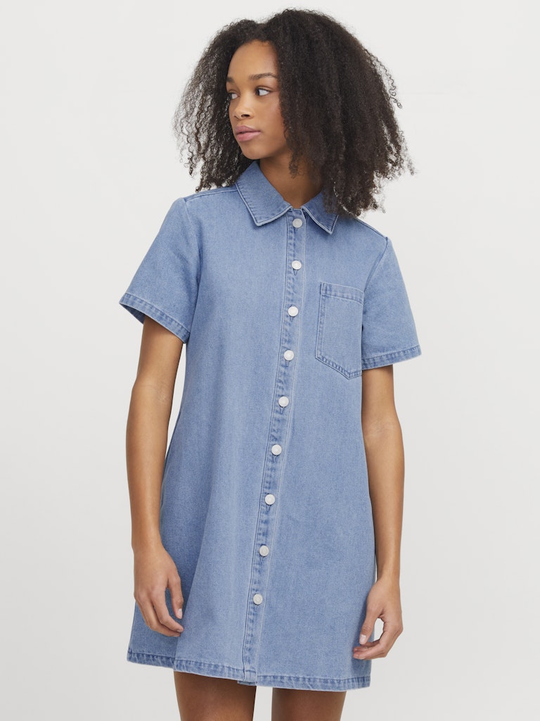 Light Blue Denim Jurken - Jxamara Ss Denim Dress van JJXX