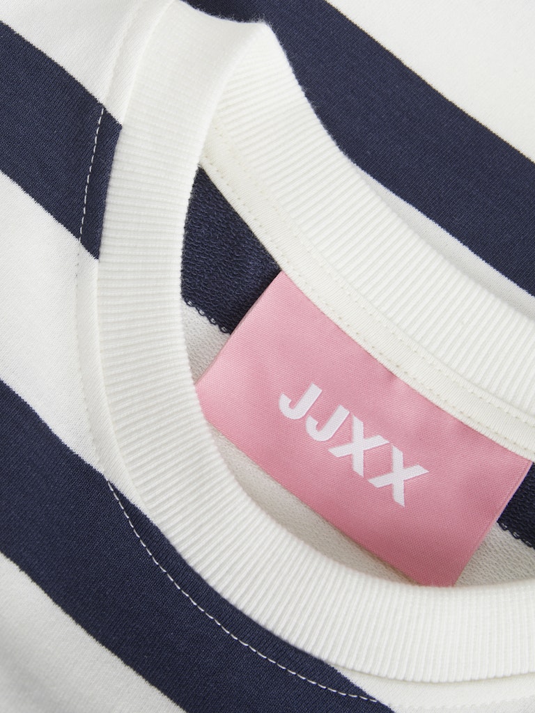 Sweaters - Jxalfa Stripe Rlx Ls Crew Sweat van JJXX