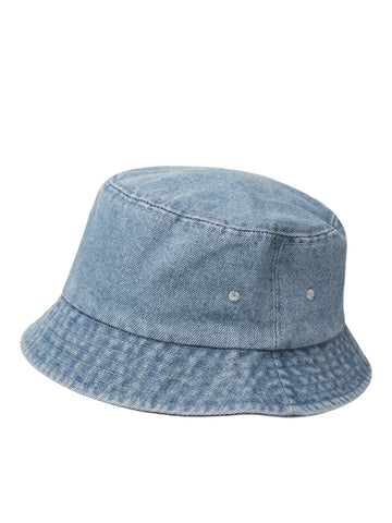 Light Blue Denim w. Wash ONE SIZE Mutsen - Jxfrida Washed Denim Bucket Hat van JJXX