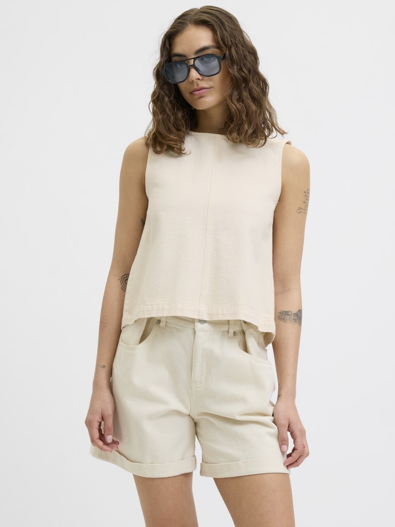 Off-White Denim Tops - Jxdora Nara Denim Top van JJXX