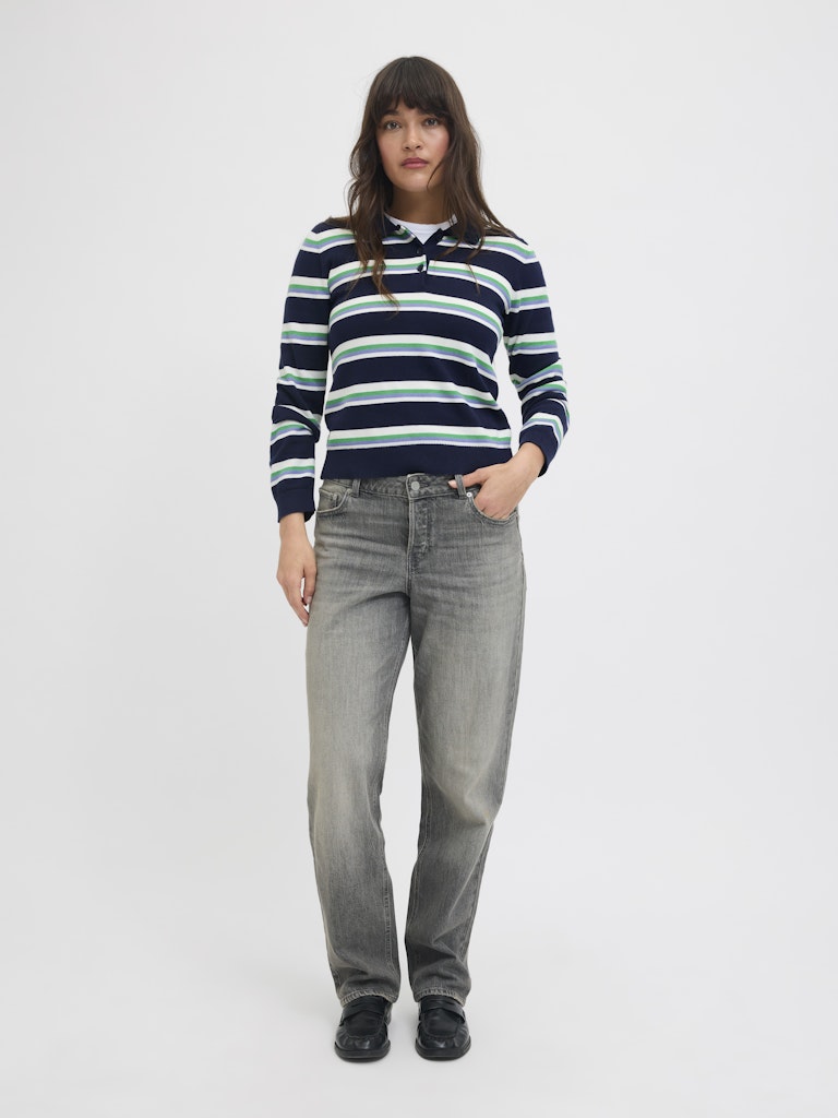 Pulls - Jxlilliana Ls Polo Neck Knit van JJXX