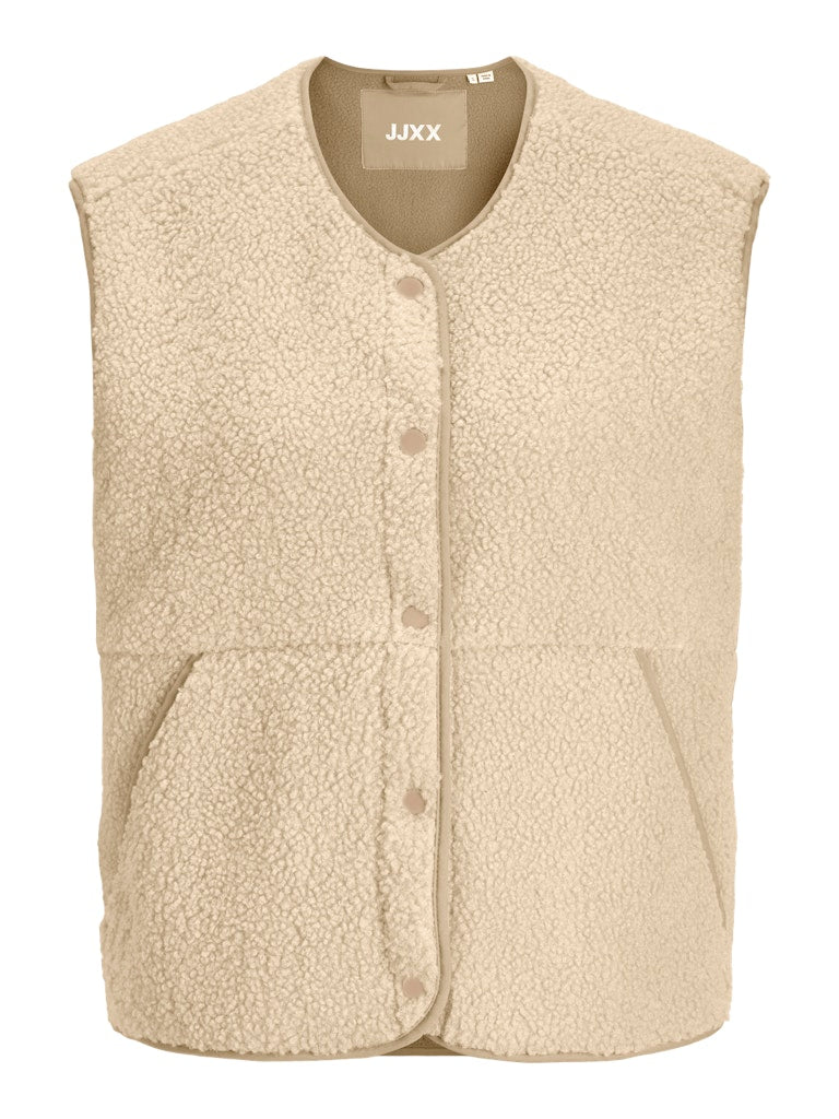 Fog Jassen - Jxvera Teddy Vest van JJXX