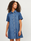 Medium Blue Denim Jurken - Jxamara Ss Denim Dress van JJXX