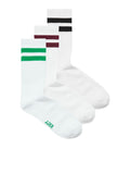 ONE SIZE Cabernet w green Sokken - Jxbasic Tennis Sock 3-Pack Noos van JJXX