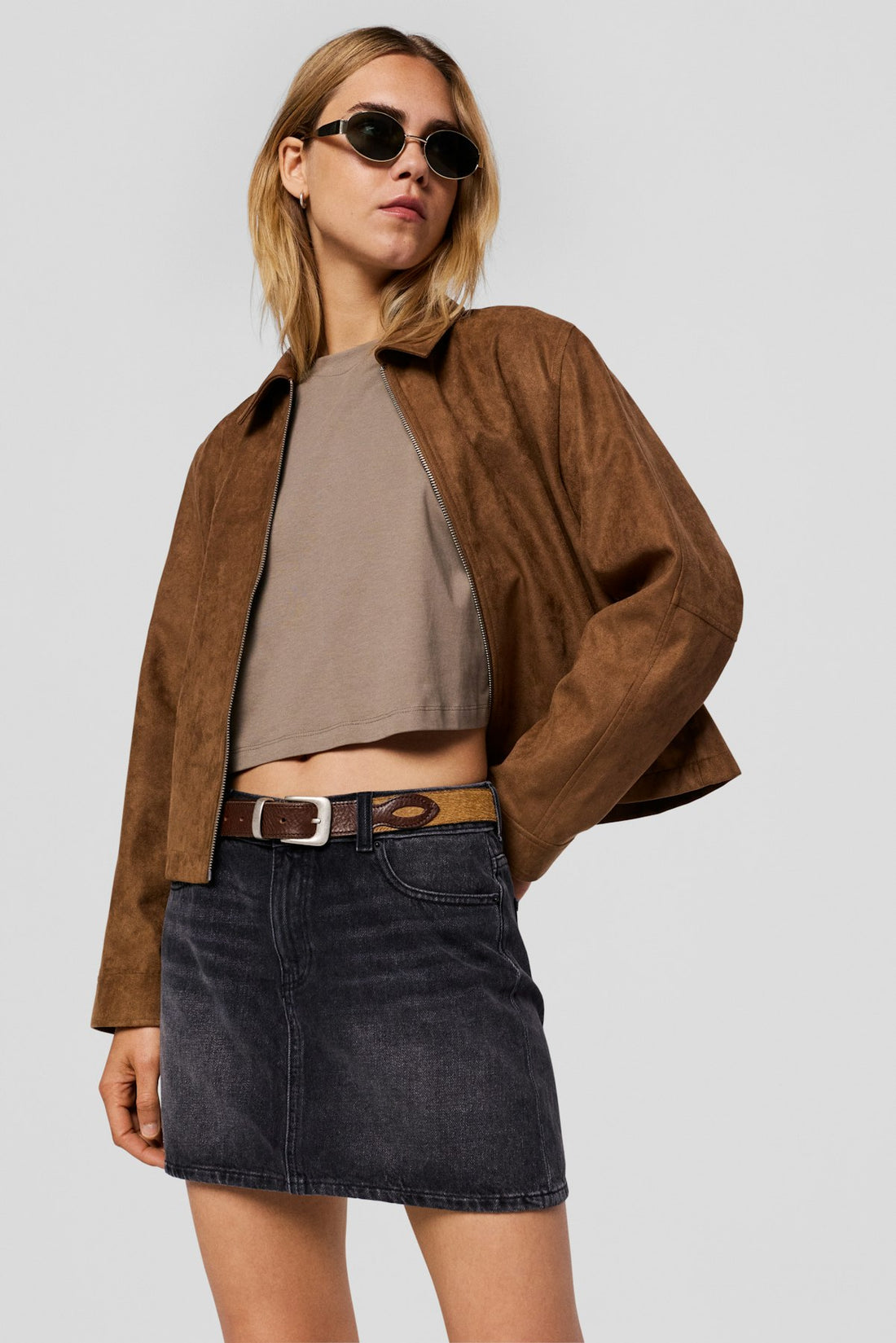 Rokken - Jxlaura Mw Denim Skirt van JJXX