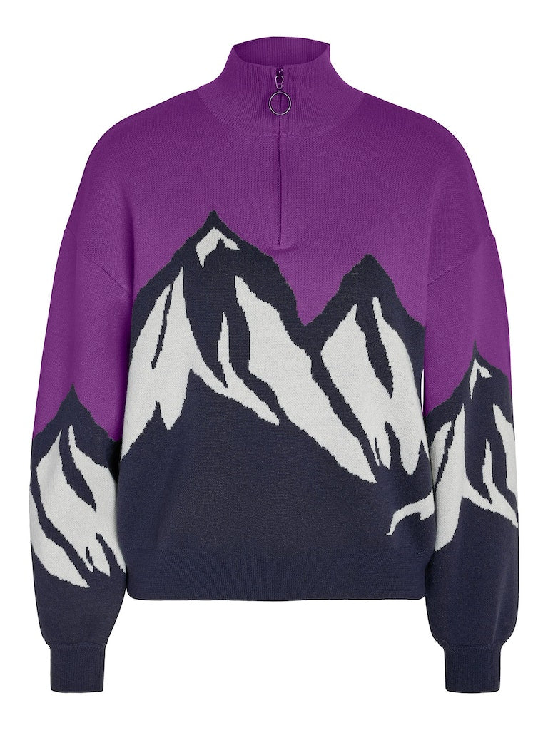Nmpeaky L/S Half Zip Knit