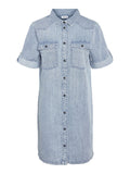 Jurken Nmnew Signe S/S Denim Dress Vi003Lb Noos van noisy may