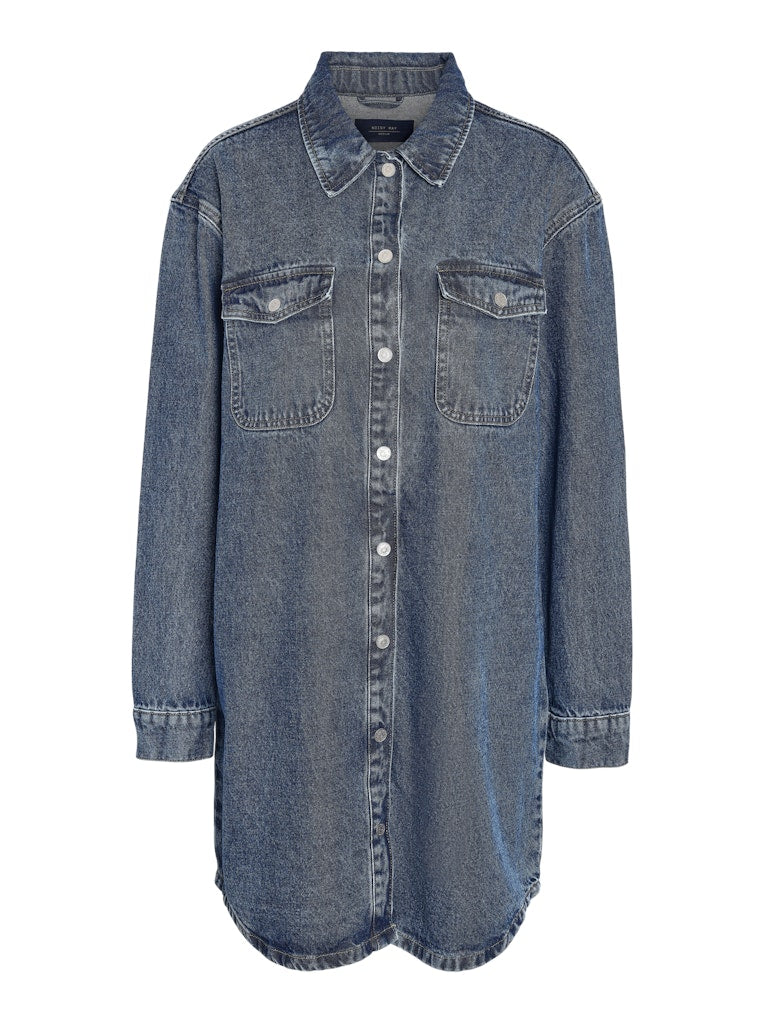 Jurken Nmalva L/S Denim Dress Az351Mb Noos - AW24 van noisy may