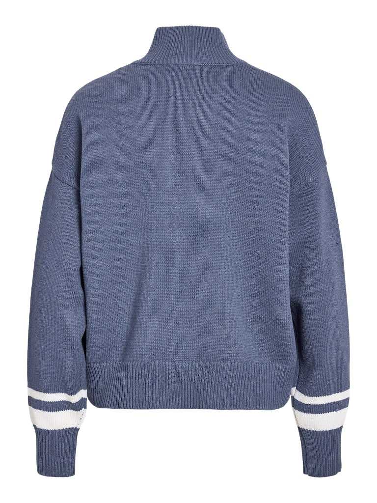 Pulls Nmtina L/S High Neck Half Zip Knit van noisy may