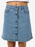 Light Blue Denim Rokken - Nmronnie Nw A-Shape Skirt Vi375Lb Noos van noisy may