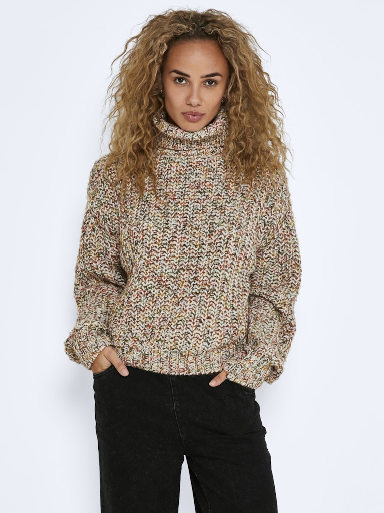 Pulls - Nmmarney L/S High Neck Knit van noisy may