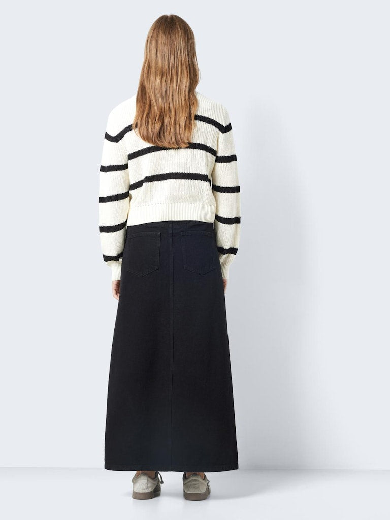 Pulls Nmmaysa L/S Stripe O-Neck Knit Noos van noisy may