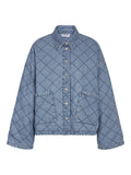 Jassen - Nmclara Quilt Denim Jacket van noisy may