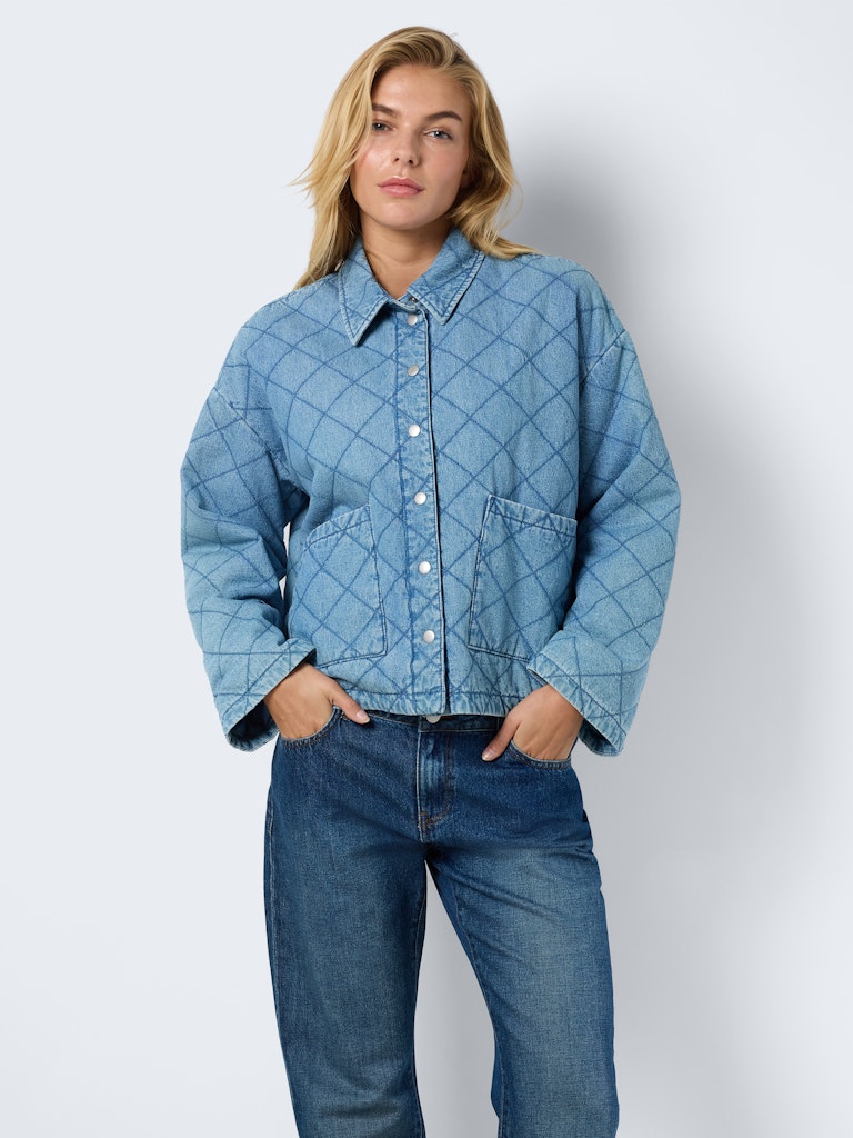 Nmclara Quilt Denim Jacket