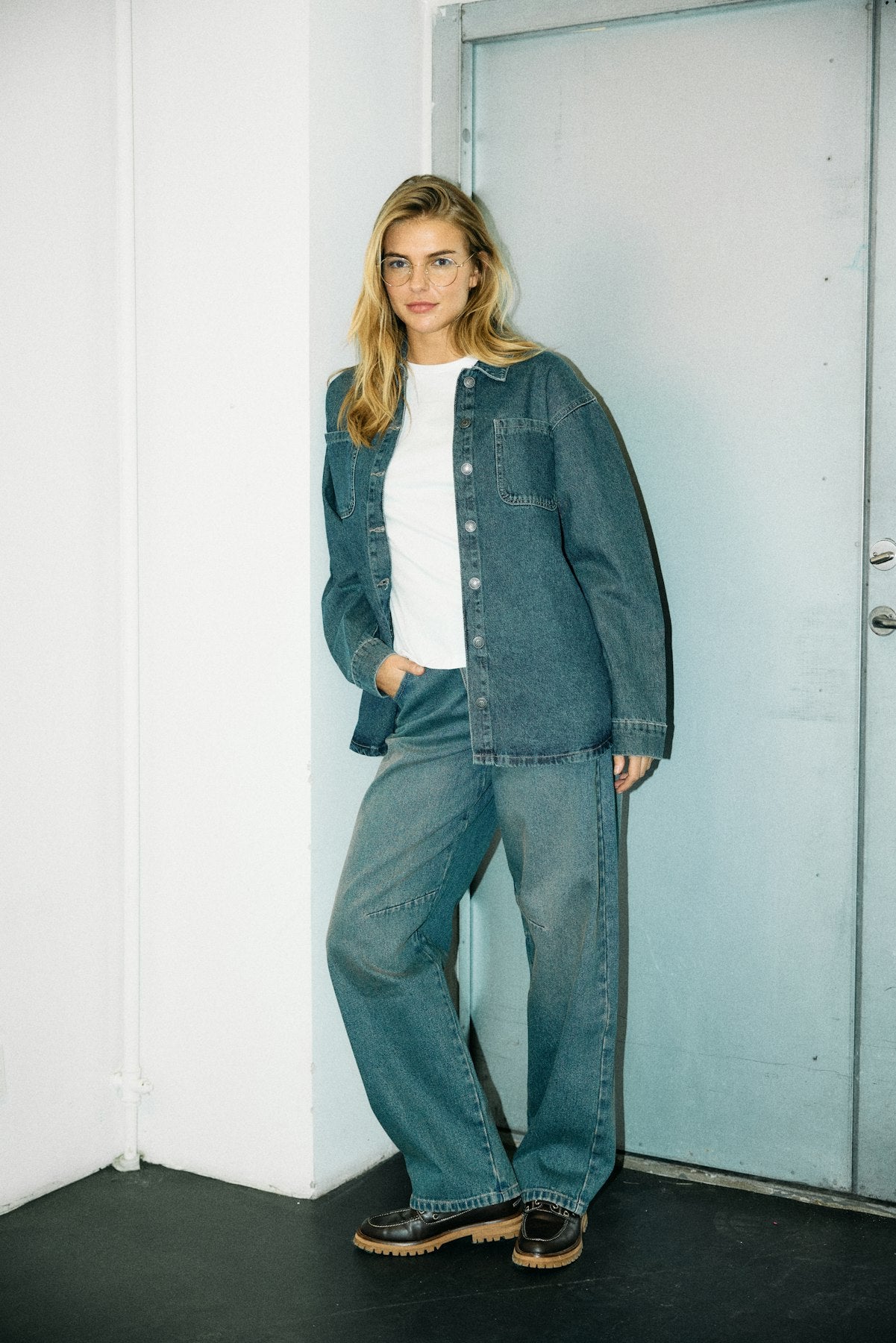 Jeans - Nmhazal Hw Barrel Jeans Vi586Mb Noos van noisy may