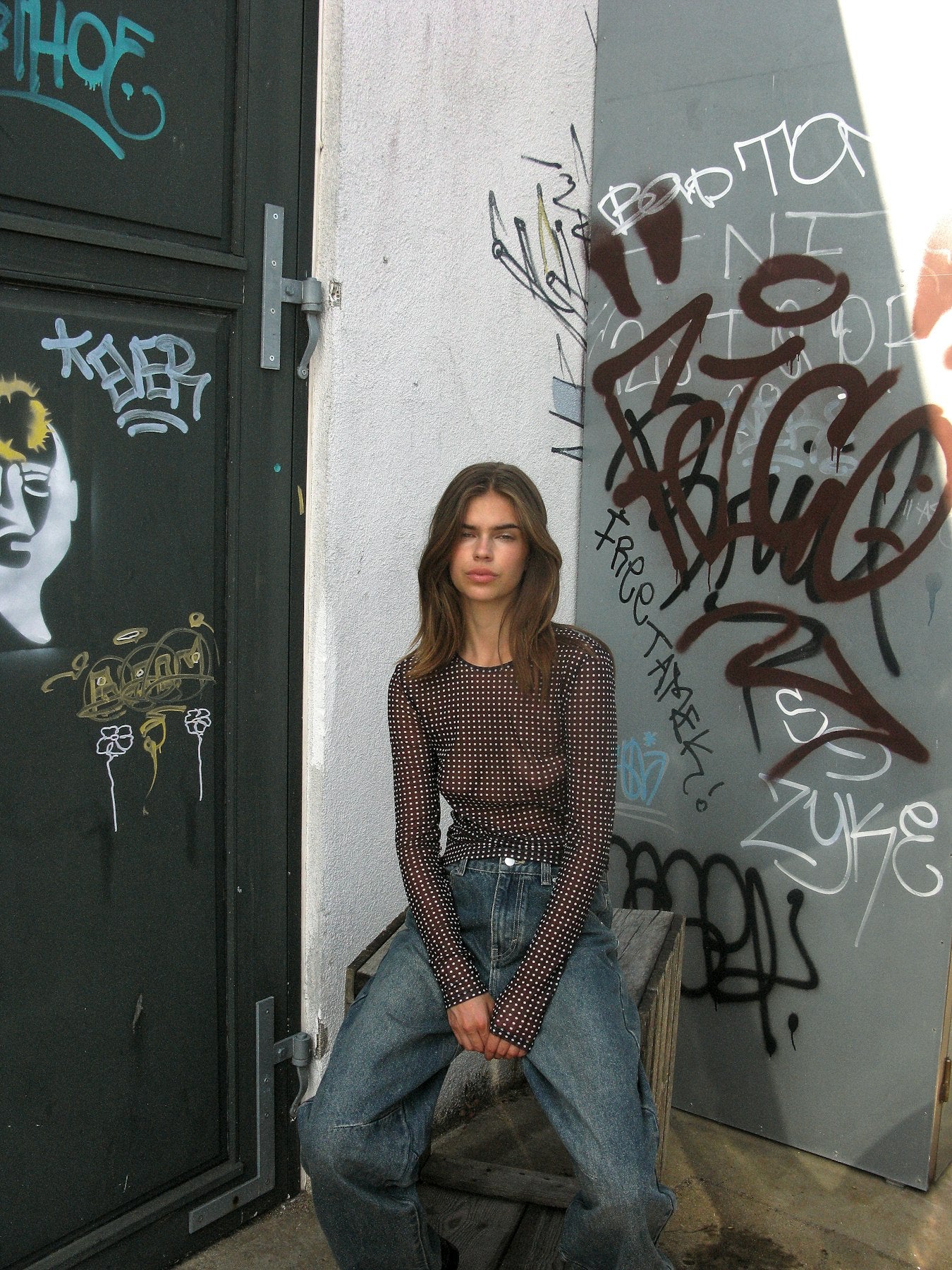 Jeans - Nmhazal Hw Barrel Jeans Vi586Mb Noos van noisy may