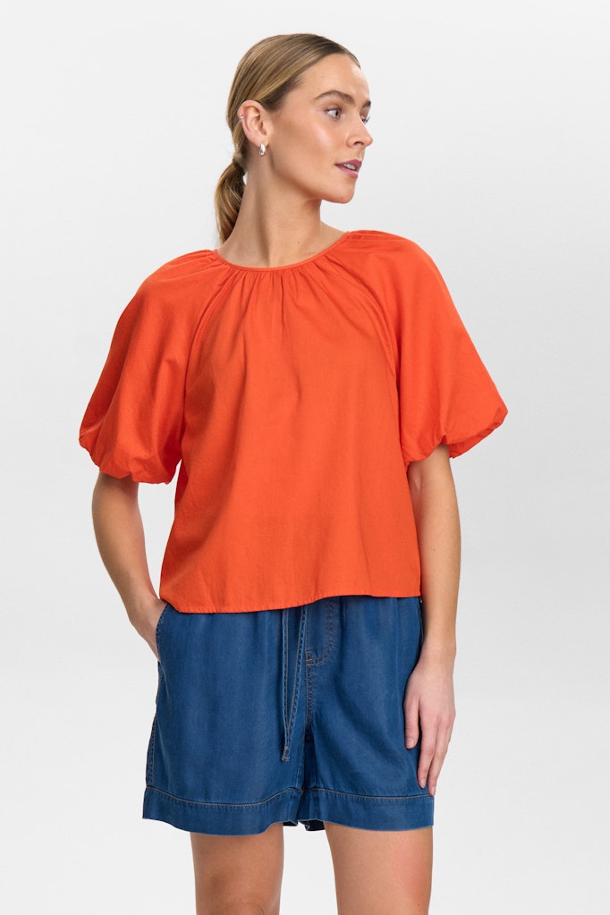 Shirts - Nutrine Blouse - Gots van Numph