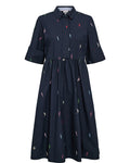 Dark Sapphire Jurken - Nukiva Dress van Numph
