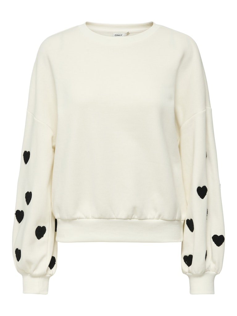 Cloud dancer Sweaters - Onlmacy L/S O-Neck Sweat van Only