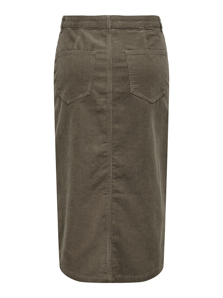 Rokken - Onlmoxie Hw Long Slit Corduroy Skirt van Only