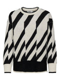 Pulls Onljude Ls O-Neck Jacquard Knit van Only