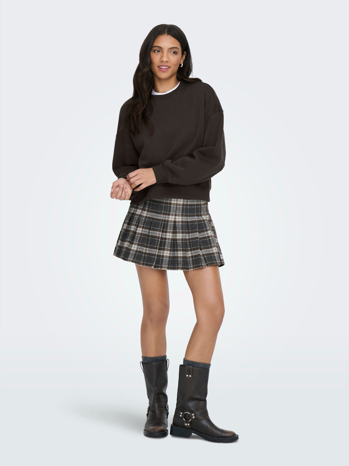 Onlchelsea Check Skort