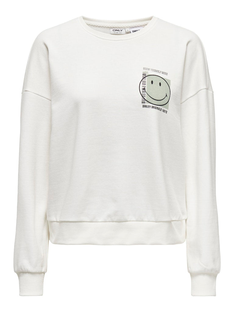 Sweaters Onlsmiley L/S O-Neck Box Sweater van Only