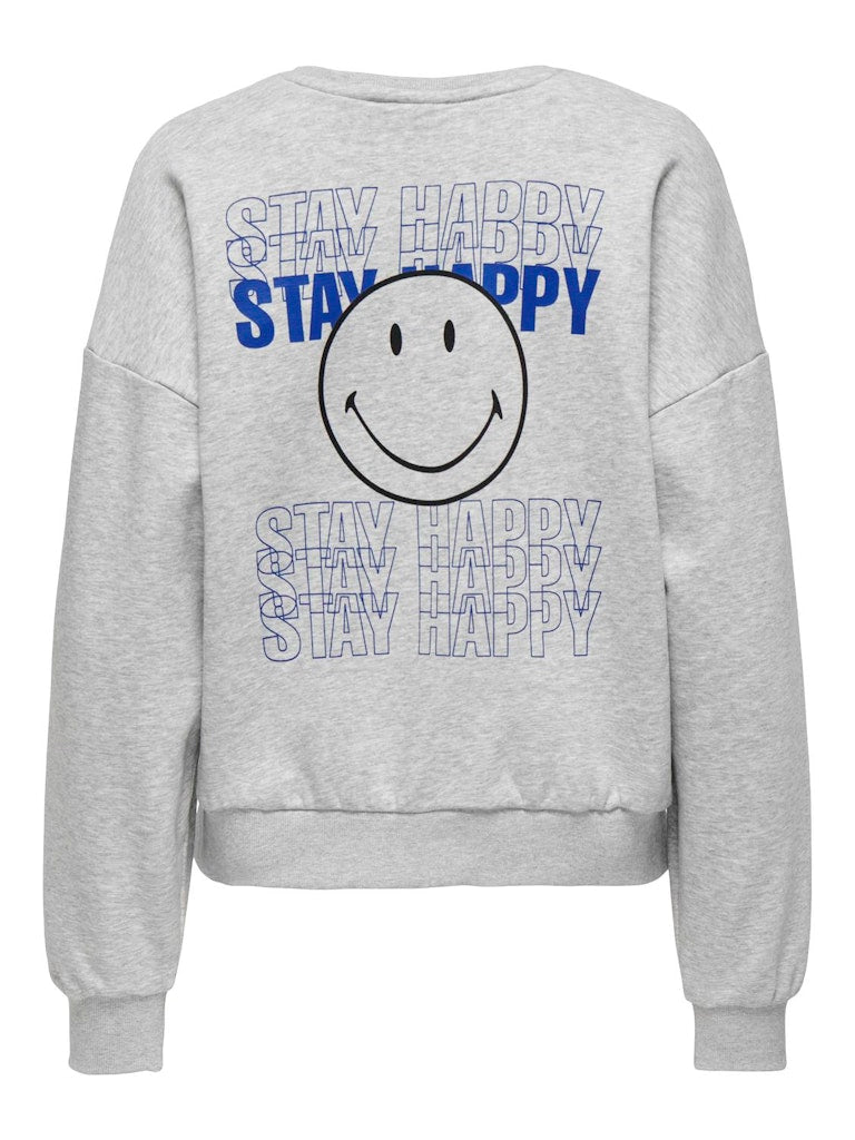 Sweaters Onlsmiley L/S O-Neck Box Sweater van Only