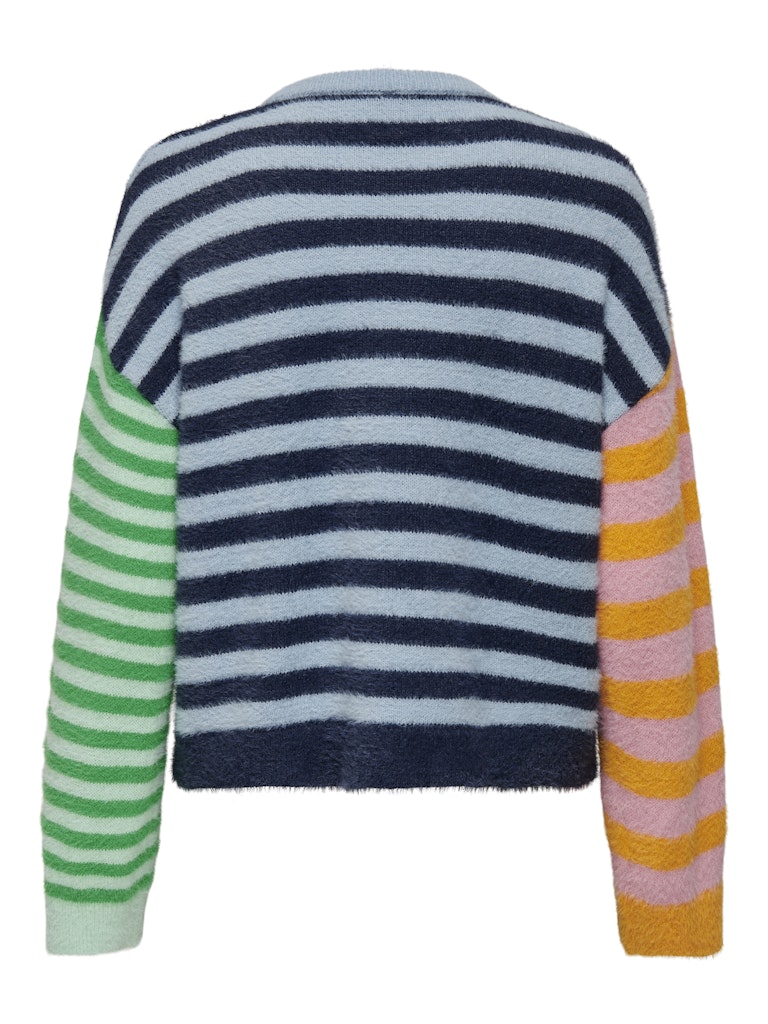 Pulls - Onlchristy Ls Block Stripe O-Neck Knit van Only