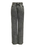 Black ACID WASH Broeken - Onlkenya Life Acid Wash Pants van Only