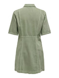 Jurken - Onlsilla 2/4 Short Button Dress van Only