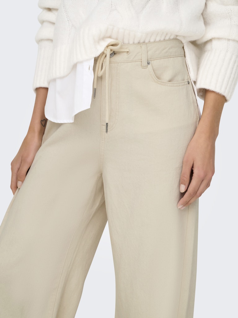 Broeken - Onlsilla Mw Wide String Pant van Only