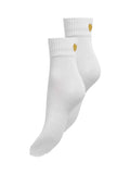 White GOLD HEARTS ONE SIZE Sokken - Onlea Lurex Heart Tennis Socks 2-Pack van Only