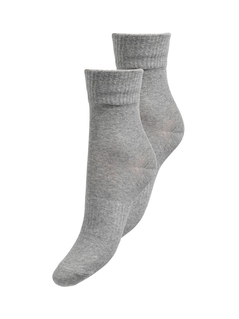 Light Grey Melange RED HEART ONE SIZE Sokken - Onlea Lurex Heart Tennis Socks 2-Pack van Only