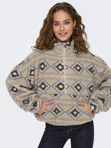 Sweaters - Onlannie L/S Teddy Cc Sweater van Only