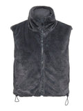 Blackened pearl Cardigans - Onldana Life Faux Fur Waistcoat van Only