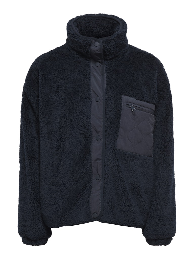 Night sky Jassen - Onlcontact Life Oversized Teddy Jacket van Only