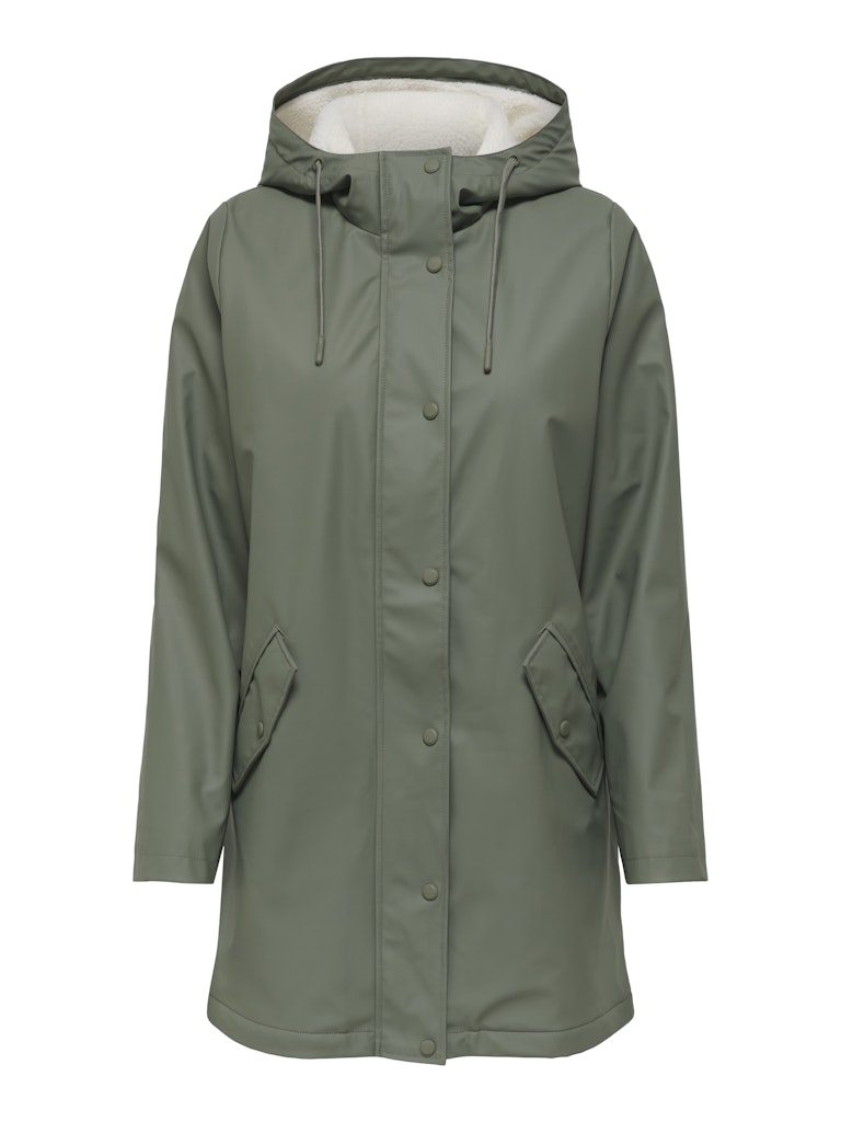 Castor gray Jassen - Onlsally Raincoat Noos van Only