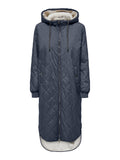 Ombre blue Jassen - Onlnewsandy Quilt Coat van Only