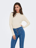 Tops - Onlcoco Life Ls Rib Mock Neck Knit van Only