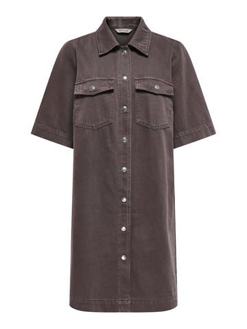 Onlbelle-Silla S/S Button Dress