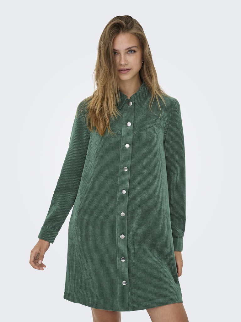 Jurken - Onltracy Ls A-Shape Cord Dress van Only