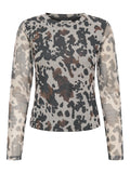 Chocolate lab Tops - Onlnova L/S Mesh Top van Only