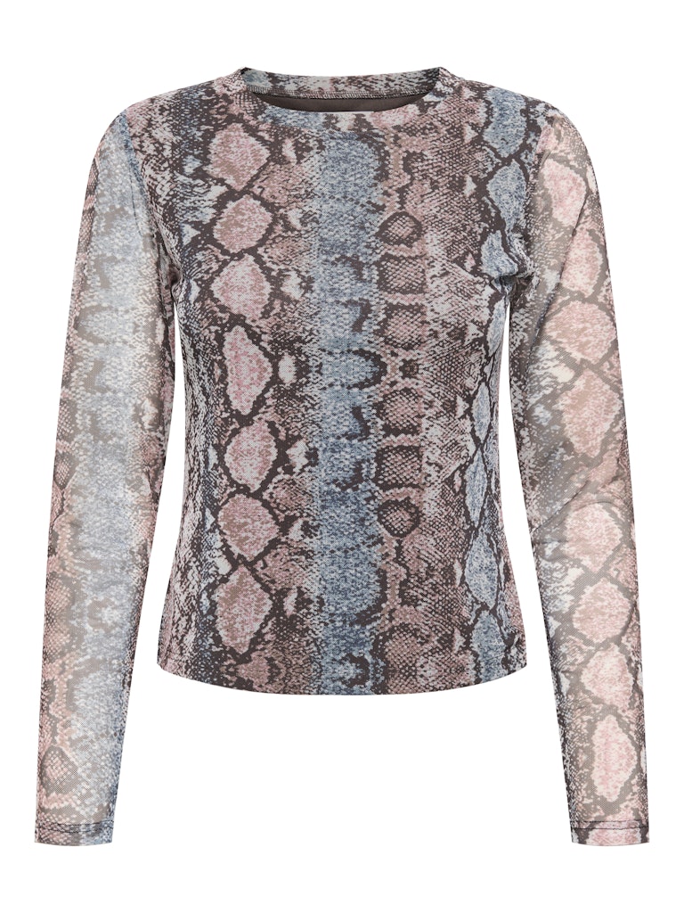 Ombre blue Tops - Onlnova L/S Mesh Top van Only