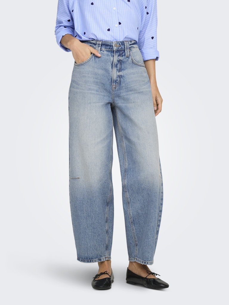 Onlfrankie Hw Ank Barrel Jeans 011